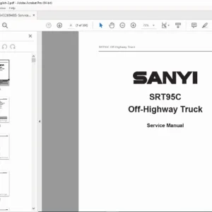 SANY SRT95C Off-Highway Truck Service Manual -  PDF DOWNLOAD