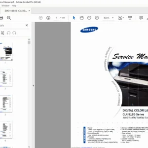 Samsung CLX-3185 Series Service Manual PDF - Complete Repair Guide Download