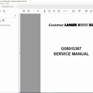 Savin CLP28 CLP28S Color Laser Printer Service Manual Repair Guide PDF