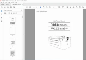 Screen PlateRite 8600SL Service Manual Addendum PDF