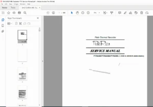 Screen PlateRite PT-R4300 / PT-R4000 Service Manual PDF Download