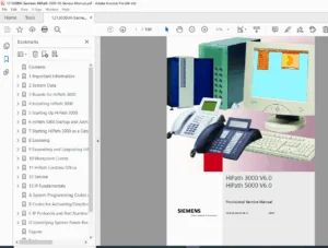 Siemens HiPath 3000 / 5000 V6.0 Service Manual PDF