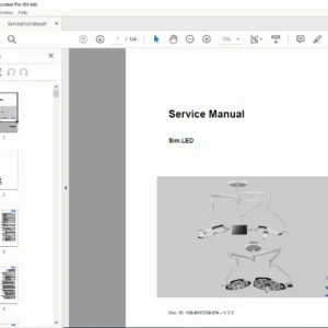 Sim.LED Surgical Light Service Manual PDF (450-7000 Series)