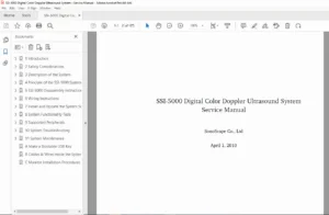 SonoScape SSI-5000 Ultrasound System Service Manual (2010) PDF