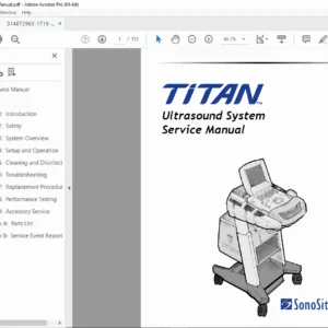 SonoSite TITAN Ultrasound System Service Manual – Repair & Diagnostics PDF