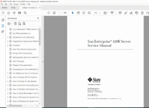 Sun Fire 420R / Sun E420R Service Manual PDF — Hardware & Diagnostics Guide
