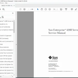 Sun Fire 420R / Sun E420R Service Manual PDF — Hardware & Diagnostics Guide