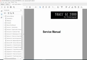 Thermo TRACE GC 2000 Gas Chromatograph Service Manual PDF