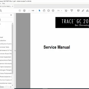 Thermo TRACE GC 2000 Gas Chromatograph Service Manual PDF