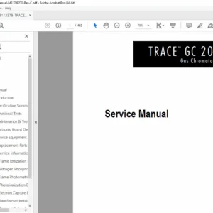 ThermoQuest CE Instruments TRACE GC 2000 Service Repair Manual PDF
