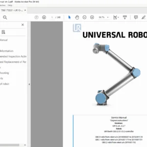 Universal Robots UR10 Service Manual (CB3.0/3.1/3.2 Controllers) PDF