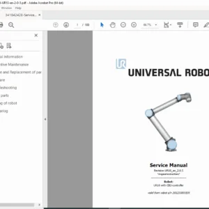 Universal Robots UR10 Service Manual -  PDF DOWNLOAD