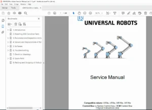Universal Robots e-Series UR3e UR5e UR10e UR16e Service Manual PDF