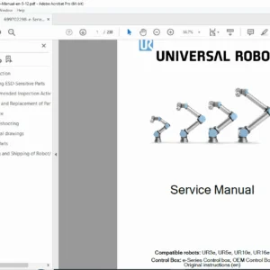 Universal Robots e-Series UR3e UR5e UR10e UR16e Service Manual PDF