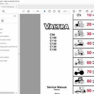 Valtra C90-C150 Tractor Service Manual 2004 PDF DOWNLOAD