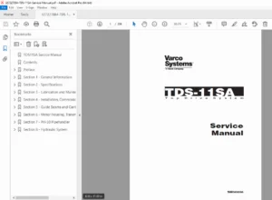 Varco TDS-11SA Top Drive System Service Manual - PDF