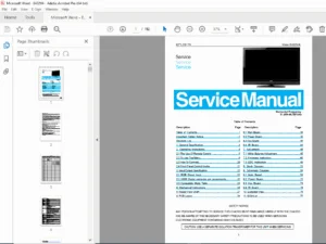 Vizio E422VA Service Manual PDF — LCD TV Repair & Schematics