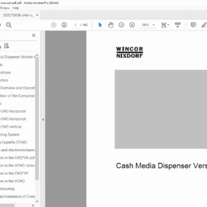 Wincor Nixdorf CMD-V4 Cash Media Dispenser Service Manual PDF