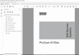 Wincor Nixdorf ProCash 6100xe ATM Cash Recycler Service Manual Repair PDF