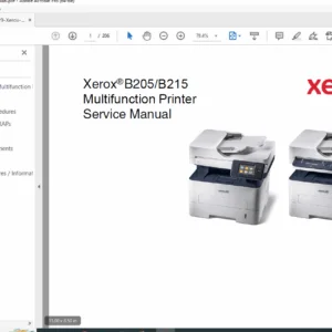 Xerox B205 B215 Service Manual 2019 - PDF DOWNLOAD