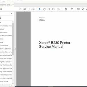 Xerox B230 Printer Service Manual 2021 - PDF DOWNLOAD