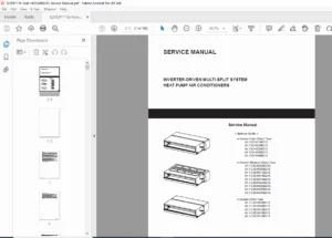 York B21S Ducted Indoor Units Inverter Multi-Split Service Manual PDF