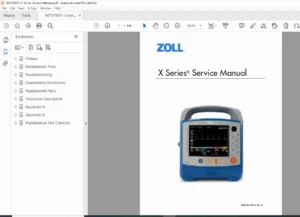 ZOLL X Series Defibrillator Monitor Service Repair Manual - PDF