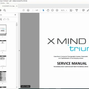 ACTEON X-Mind Trium CBCT Panoramic & Ceph Service Manual PDFACTEON X-Mind Trium CBCT Panoramic & Ceph Service Manual PDF