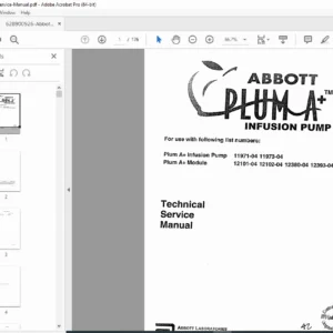 Abbott Plum A+ Infusion Pump Service Manual PDF