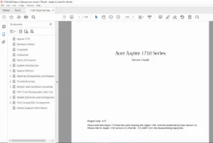 Acer Aspire 1710 Service Manual PDF DOWNLOAD