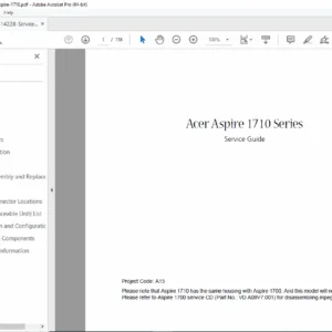 Acer Aspire 1710 Service Manual PDF DOWNLOAD