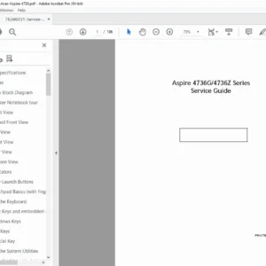 Acer Aspire 4736G / 4736Z Service Manual (PDF) DOWNLOAD