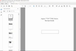 Acer Aspire 7730 & 7730G Service Manual (Service Guide) PDF