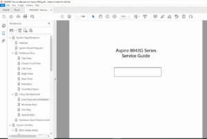 Acer Aspire 8943G Series Service Guide Repair Manual (Disassembly/FRU) PDF
