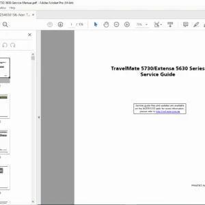Acer TravelMate 5730 Extensa 5630 Service Manual PDF