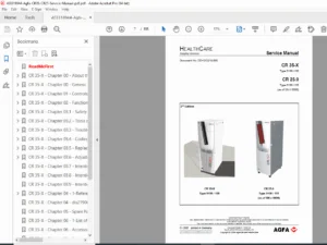 Agfa CR 35-X & CR 25.0 (Type 5156/105) Service Manual & Repair Guide PDF