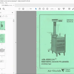 Air-Shields 7865 Birthing Room Warmer Service Manual – PDF Download