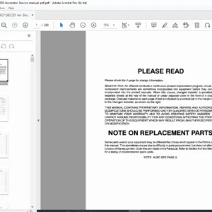Air-Shields C500 & C550 Infant Incubator Service Manual PDF
