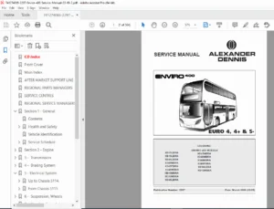 Alexander Dennis Enviro 400 Service Manual (Euro 4, 4+ & 5) PDF