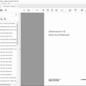 Alienware 13 (P56G) Service Manual – Disassembly & Repair Guide PDF