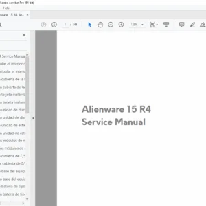 Alienware 15 R4 Laptop Service Repair Manual PDF (Regulatory Model P69F)