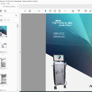 Alma Harmony XL Pro Service Manual PDF DOWNLOAD