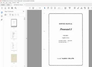 Aloka ProSound 2 Ultrasound Service Manual – PDF Download