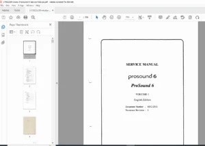 Aloka ProSound 6 Ultrasound System Service Manual Repair Guide PDF Download