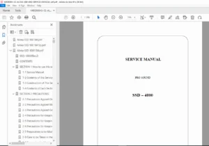 Aloka SSD-4000 Pro Sound Service Manual – Ultrasound System Repair PDF