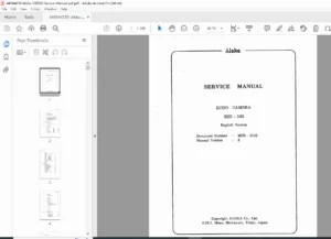 Aloka SSD-500 Service Manual PDF Instant Download