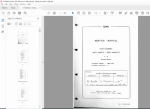 Aloka SSD-680EX / SSD-680STD Service Manual – PDF Download