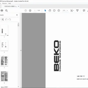 BEKO L6B PDP TV Service Manual – Plasma Television Repair PDF