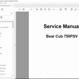 Bear Cub 750PSV Ventilator Service Manual (PDF) – Calibration & Schematics