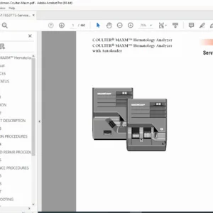 Beckman Coulter MAXM Hematology Analyzer Service Manual – PDF